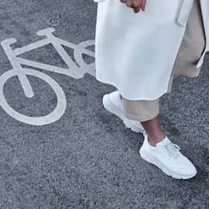 Copenhagen Studios CPH555 White Leather Platform Sneakers Size 37 US 6.5 - 7